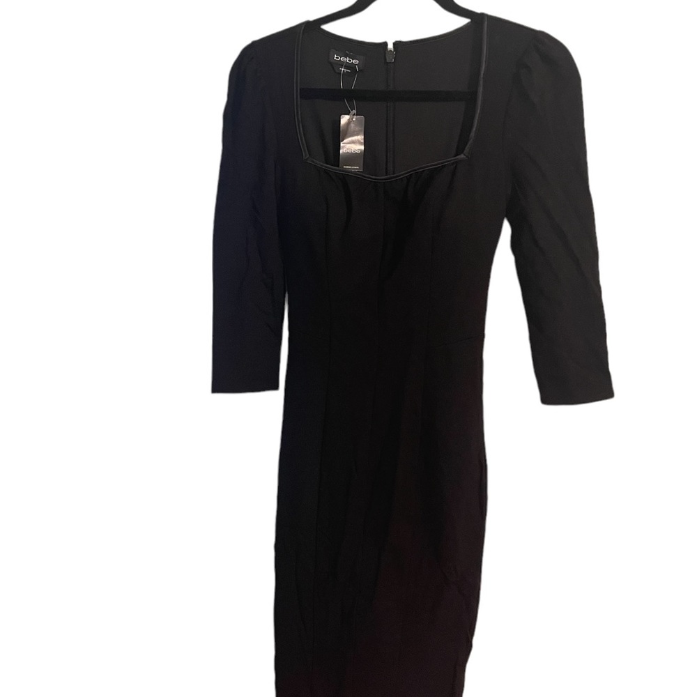 New with Tags Bebe Black Wiggle/Bodycon Dress Halloween